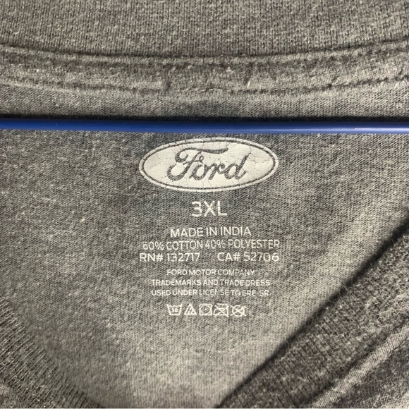 Ford Mustang Mach E T-shirt Tee Gray Ford Licensed OEM Adult 3XL Summer Relaxed - Picture 7 of 8